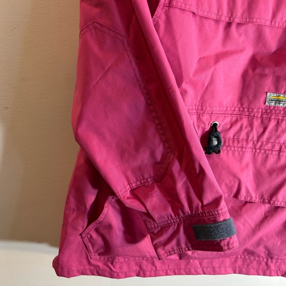 CHLOROPHYLLE Sz XL (estimated ) High Neck Hooded Zipper Vented Canvass Jacket - Picture 7 of 14